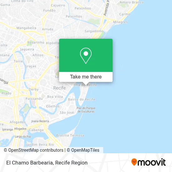 El Chamo Barbearia map