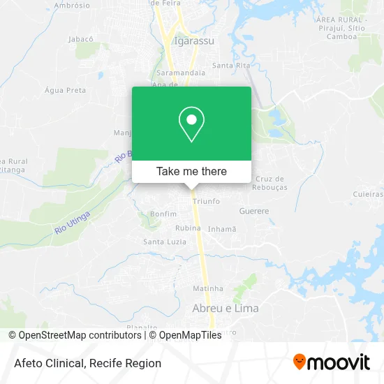 Afeto Clinical map