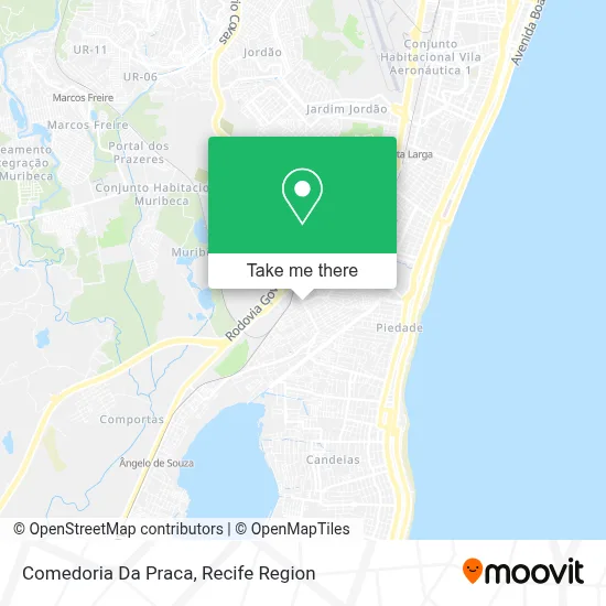 Comedoria Da Praca map