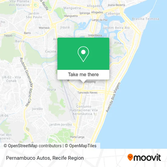 Pernambuco Autos map