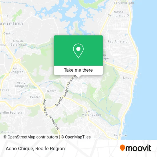 Acho Chique map