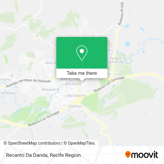 Recanto Da Danda map