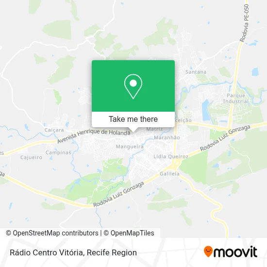 Rádio Centro Vitória map