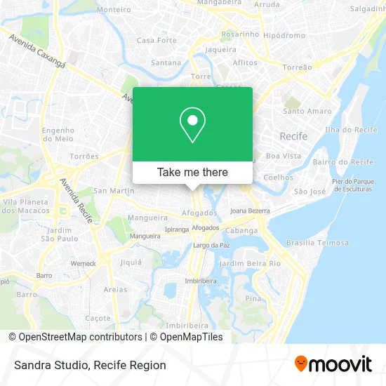 Sandra Studio map