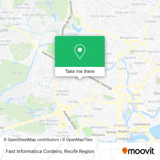 Fast Informatica Cordeiro map