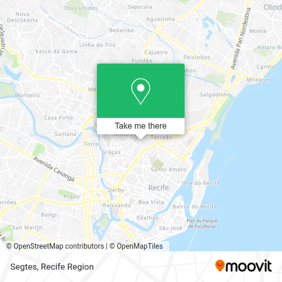 Segtes map