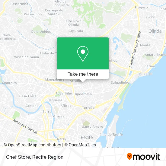 Chef Store map