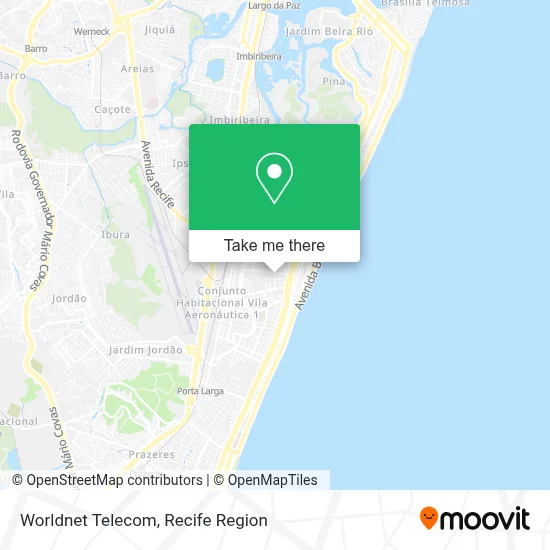 Worldnet Telecom map
