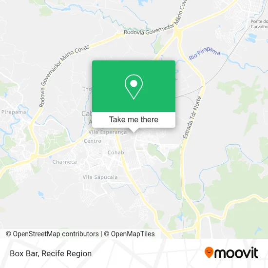 Box Bar map