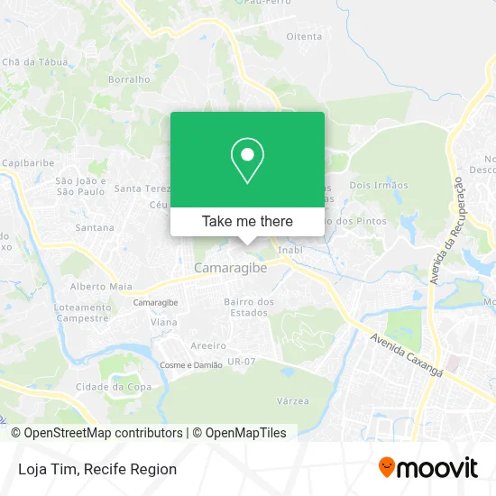 Loja Tim map