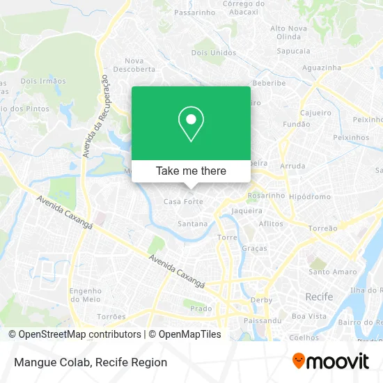 Mangue Colab map