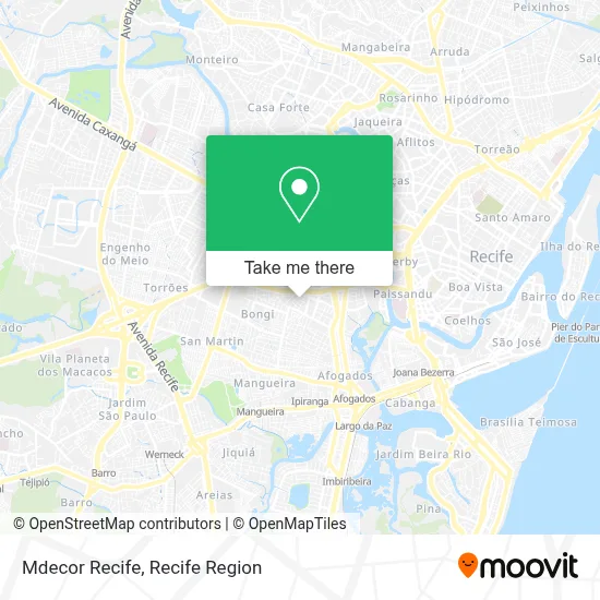 Mdecor Recife map