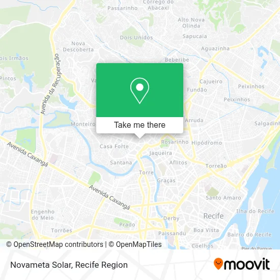 Novameta Solar map