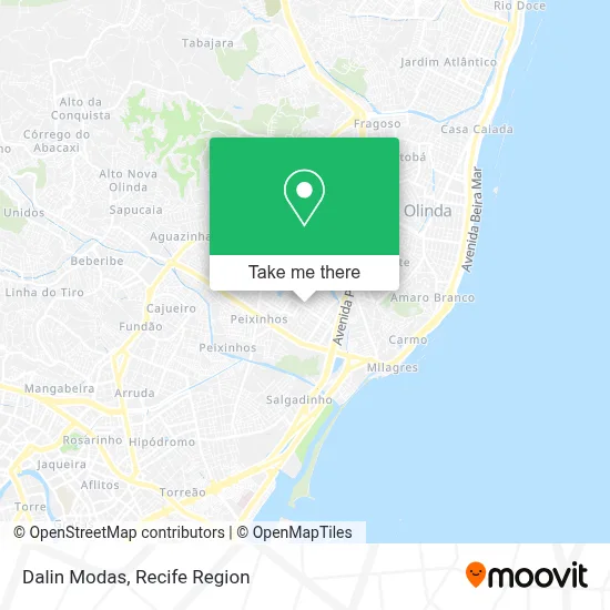 Dalin Modas map