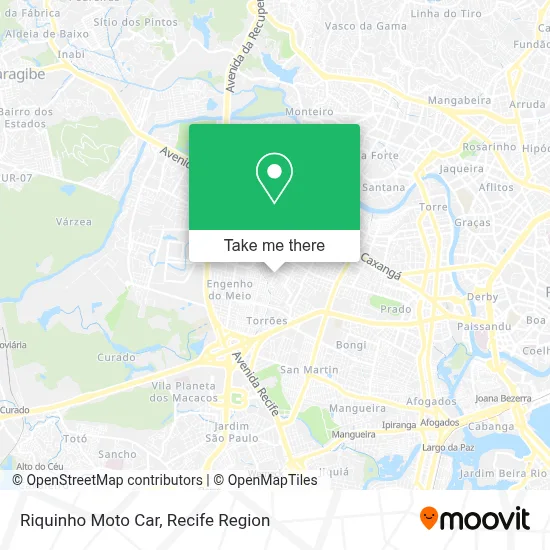 Riquinho Moto Car map