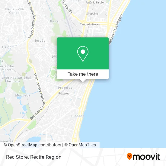 Rec Store map