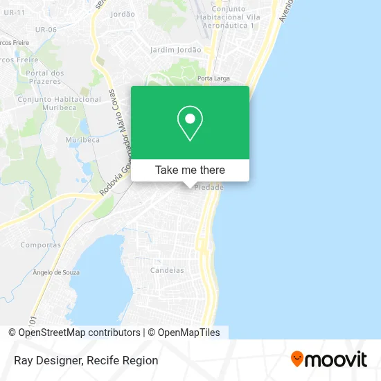 Ray Designer map