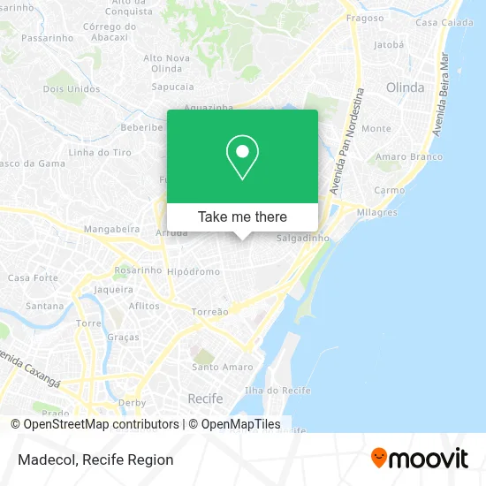 Madecol map