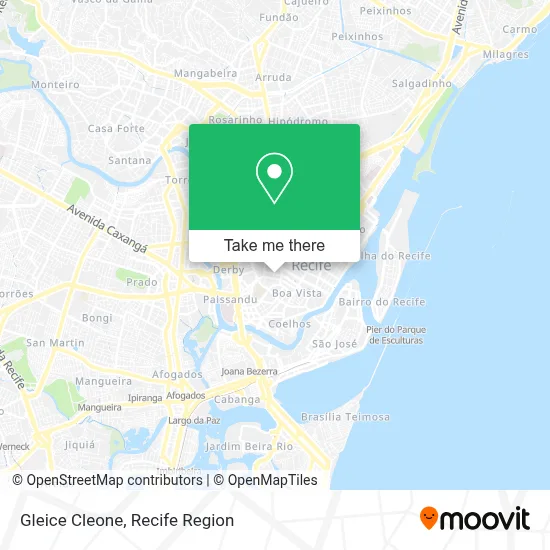 Gleice Cleone map