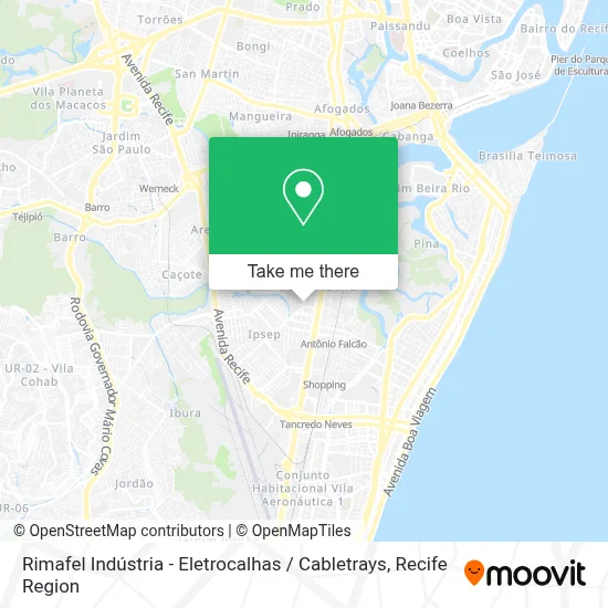 Rimafel Indústria - Eletrocalhas / Cabletrays map