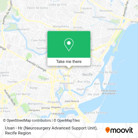 Usan - Hr (Neurosurgery Advanced Support Unit) map