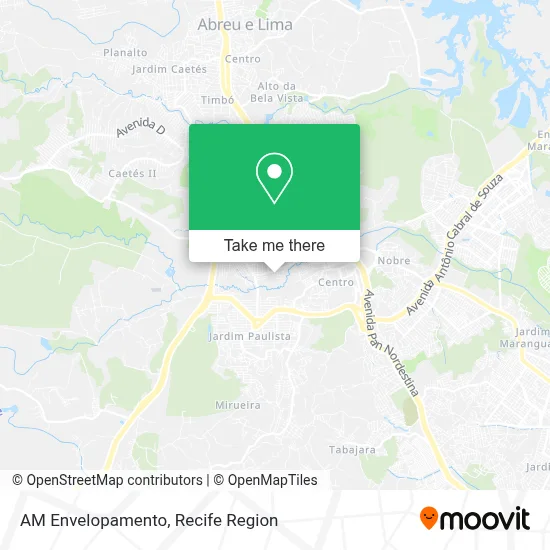 AM Envelopamento map