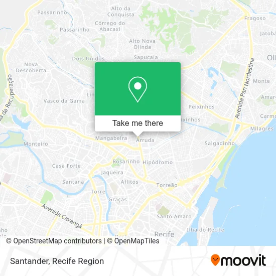 Santander map
