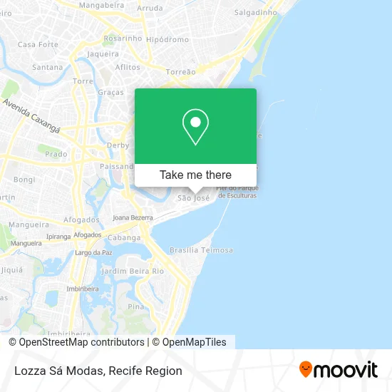 Lozza Sá Modas map