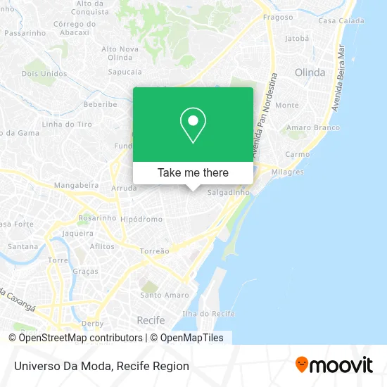 Universo Da Moda map