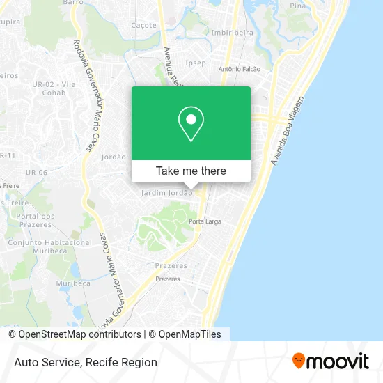 Auto Service map