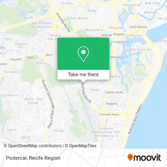 Podercar map
