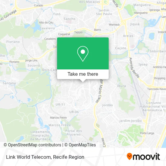 Link World Telecom map