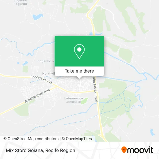 Mix Store Goiana map