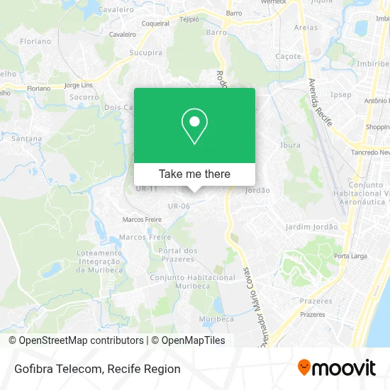 Gofibra Telecom map