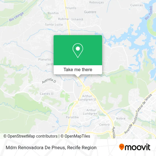 Mdm Renovadora De Pneus map