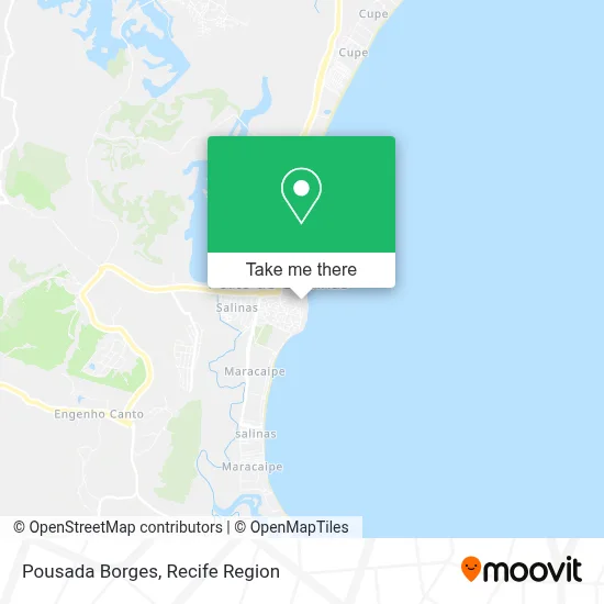 Pousada Borges map