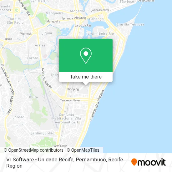 Vr Software - Unidade Recife, Pernambuco map