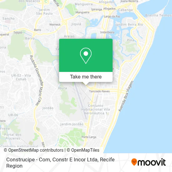 Construcipe - Com, Constr E Incor Ltda map