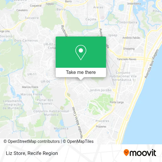 Liz Store map