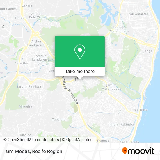 Gm Modas map