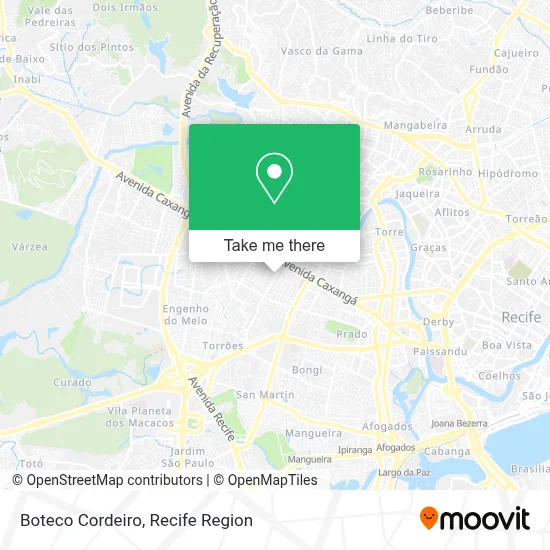 Boteco Cordeiro map