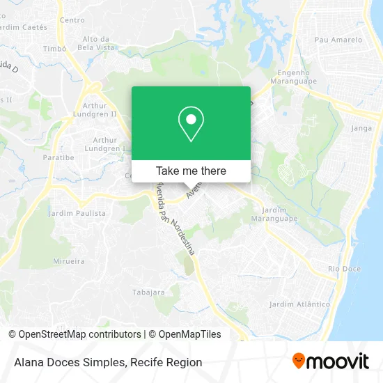 Alana Doces Simples map