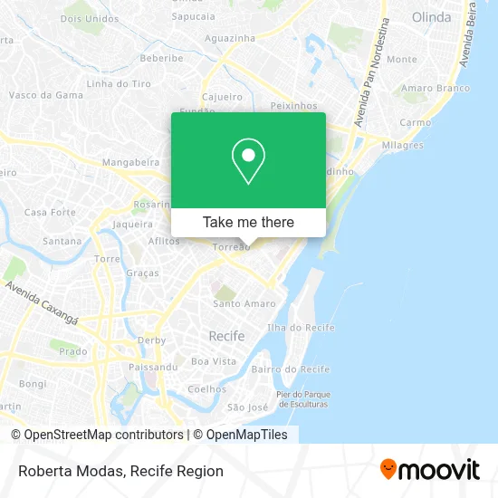 Roberta Modas map