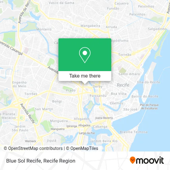 Blue Sol Recife map