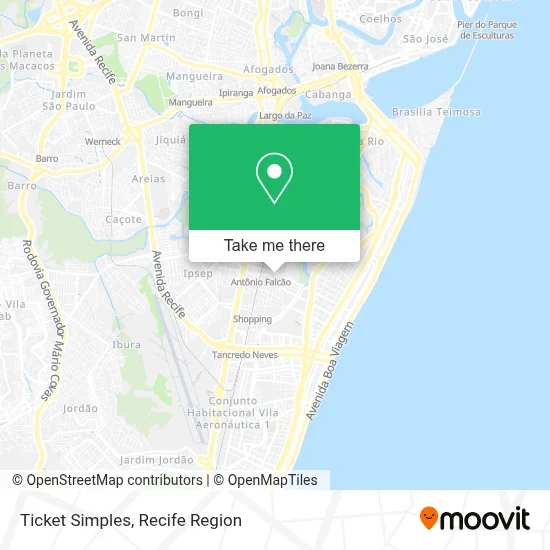 Ticket Simples map