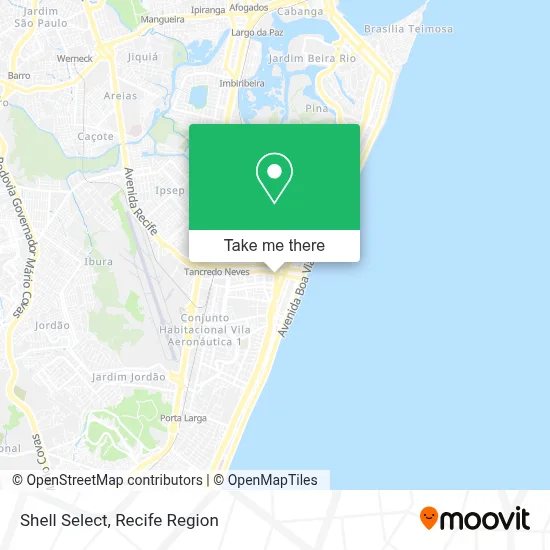 Shell Select map