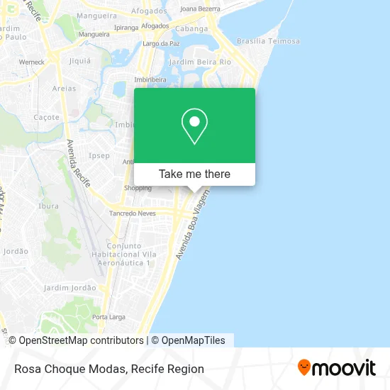 Rosa Choque Modas map