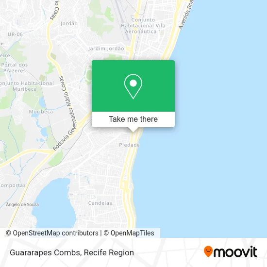 Guararapes Combs map