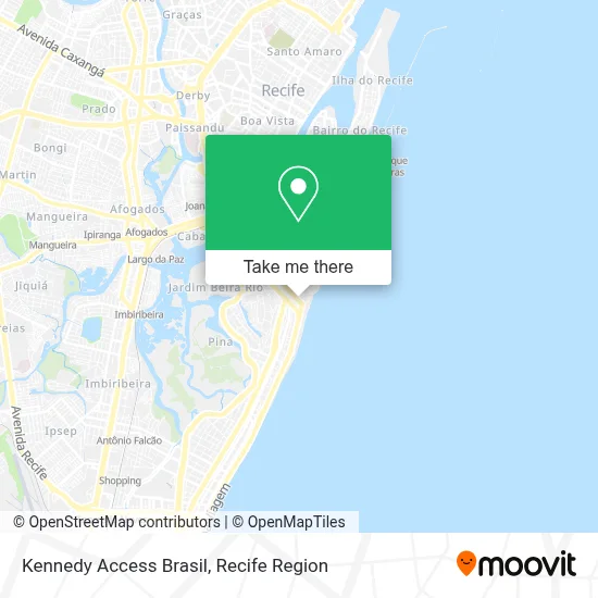 Kennedy Access Brasil map