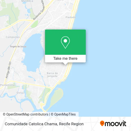 Comunidade Catolica Chama map